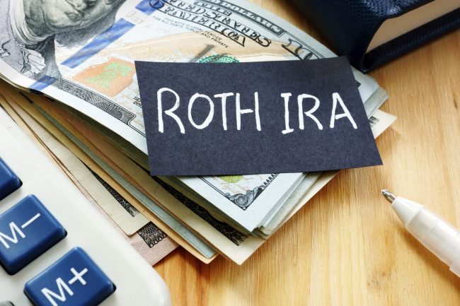 Conceptual hand written text showing ROTH IRA Secure Act 2.0: Provisions Affecting ROTH IRA Accounts and What They Mean for You